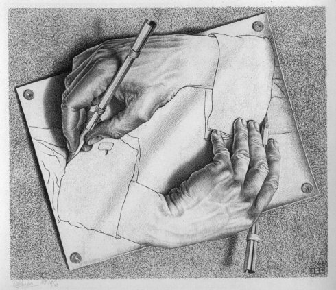 M.C. Escher - Drawing Hands (1948)